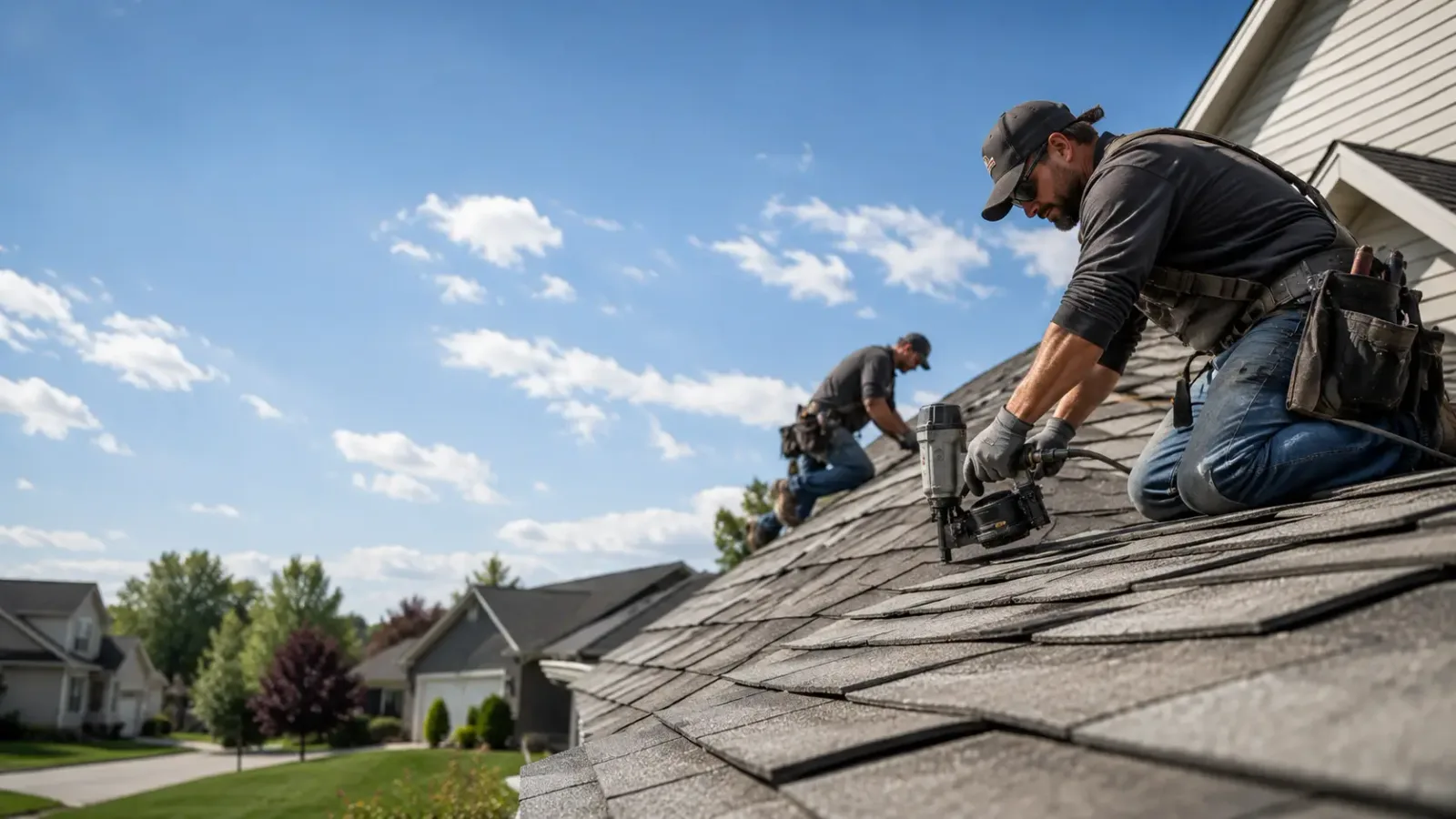 Storm Damage Roof Repair in Marsteller, PA near me